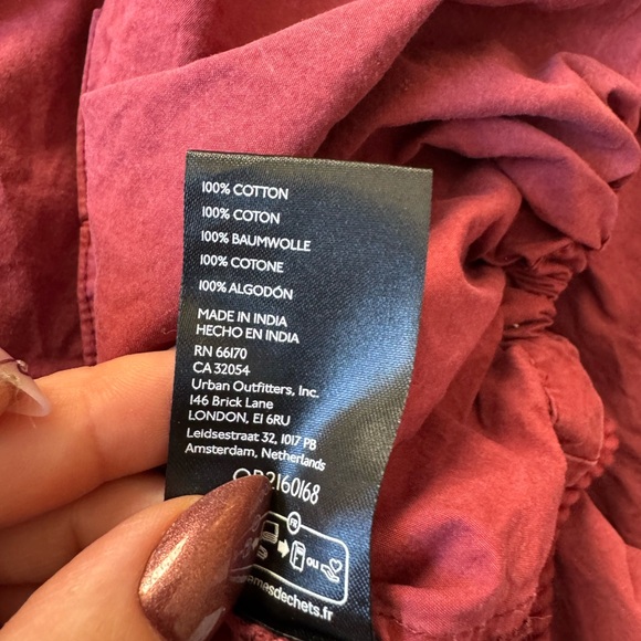 NWT - Free People Eloise Maxi Skirt in BURGUNDY - Picture 16 of 16